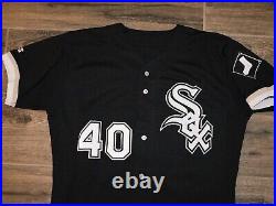 Jim Parque Chicago White Sox Game Used MLB Baseball Jersey Russell Athletic 44