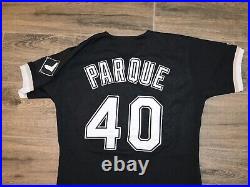 Jim Parque Chicago White Sox Game Used MLB Baseball Jersey Russell Athletic 44