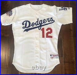 Jim Tracy 2002 Game Used Worn Dodgers Jersey