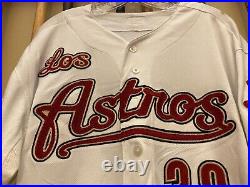 Jimmy Paredes 2011 Houston Los Astros Game Used Jersey MLB Authenticated