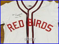 Joe Garagiola Vintage Signed Redbirds Jersey Possible Reunion or Old Timers Worn