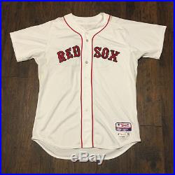 Joe Kelly 2014 Boston Red Sox MLB Game Worn/Issued White Jersey
