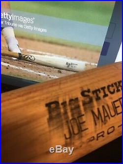 Joe Mauer 2006 Twins Game Used Photo Match HR Bat First Batting Title PSA GU 10