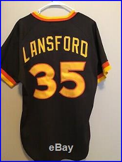 Joey Lansford #35 San Diego Padres 1982 MLB Game Used Worn Jersey