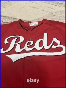 Joey Votto Cincinnati Reds Game Issue On Field Jersey Size 44 Authentic MLB RARE