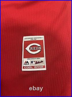 Joey Votto Cincinnati Reds Game Issue On Field Jersey Size 44 Authentic MLB RARE