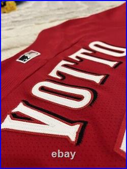 Joey Votto Cincinnati Reds Game Issue On Field Jersey Size 44 Authentic MLB RARE