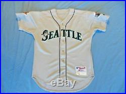 John Moses 2001 Seattle Mariners game used jersey size 46+1 sleeve length
