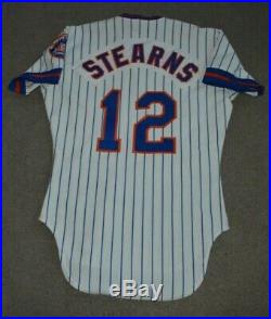 John Stearns New York Mets 1981 Game Issued Worn Rawlings Jersey