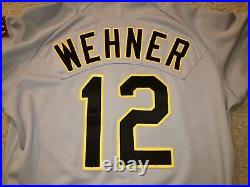 John Wehner Game Used Pittsburgh Pirates Jersey Game Worn 1995 Fans Patch
