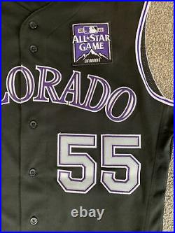 Jon Gray 2021 All Star Patch Colorado Rockies Game Issued Jersey Texas Rangers