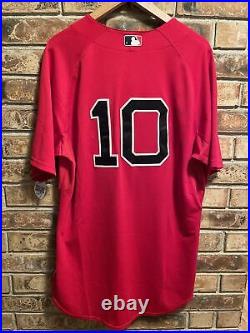 Jonathan Herrera #10 Boston Red Sox Team Issued Authentic Baseball Jersey