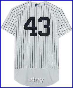 Jonathan Loaisiga New York Yankees Game-Used #43 White Pinstripe