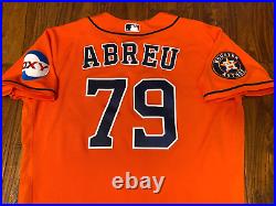 Jose Abreu 2023 Astros Game Used Worn Orange Jersey 10/1/23 HOME RUN #261