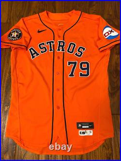 Jose Abreu 2023 Astros Game Used Worn Orange Jersey 10/1/23 HOME RUN #261