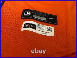 Jose Abreu 2023 Astros Game Used Worn Orange Jersey 10/1/23 HOME RUN #261