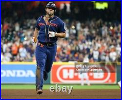 Jose Abreu 2023 Astros Game Used Worn SPACE CITY Batting Helmet 10 Games HR Tar