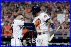 Jose Altuve 2017 Game Used Worn Houston Astros Franklin Custom Batting Gloves