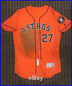 Jose Altuve Houston Astros Game Used Worn Jersey 2 HRs 2016 MLB Authenticated