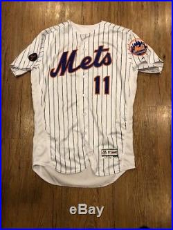 Jose Bautista New York Mets Game Used Jersey Authenticated 3 Games Hit2 Doubles