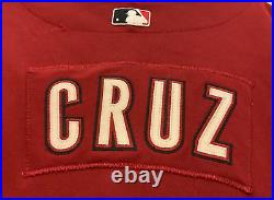 Jose Cruz 2005 Houston Astros Game Used Red Home Jersey Texas Patch