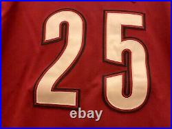 Jose Cruz 2005 Houston Astros Game Used Red Home Jersey Texas Patch