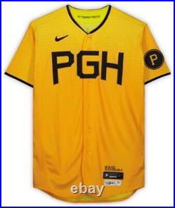 Jose Hernandez Pittsburgh Pirates Player-Issued #61 Yellow City Item#13267207