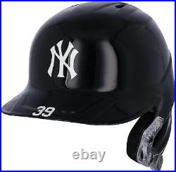 Jose Trevino New York Yankees Game-Used #39 Navy Batting Helmet vs