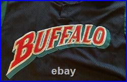 Josh Barfield Buffalo Bisons Practice Jersey Size 46