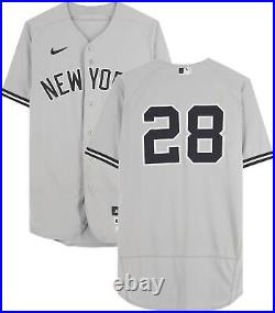 Josh Donaldson Yankees Game-Used #28 Jersey vs Boston Red Sox on August 14, 2022
