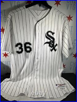 Juan Nieves / CHICAGO WHITE SOX 2011 GAME WORN JERSEY / Autographed / No Hitter