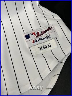 Juan Nieves / CHICAGO WHITE SOX 2011 GAME WORN JERSEY / Autographed / No Hitter