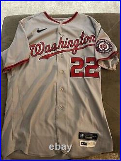 Juan Soto 2022 Game Used Jersey 3 HR Jersey / MLB Holo. 2 Nd WS Year