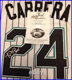 Just Minors COA Florida Marlins Authentic Miguel Cabrera AUTO Autographed Jersey