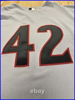 Justin Upton 2010 Jackie Robinson Day Game Worn/Used Diamondbacks Jersey MLB COA