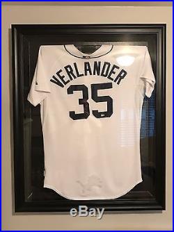Justin Verlander GAME USED Jersey & Locker NAMEPLATE MLB Authentic Game Worn