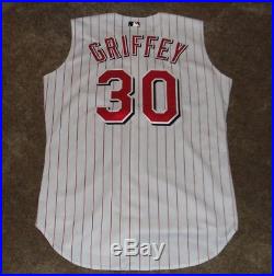 KEN GRIFFEY JR GAME USED REDS JERSEY TEAM JERSEY! Mariners, Reds