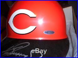Ken Griffey Jr Signed Autographed Reds Abc Full Size Batting Helmet Uda Coa