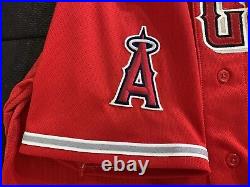KOLE CALHOUN 2014 Team Issued ANGELS Red Jersey