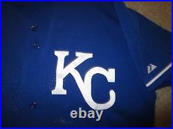 Kansas City Royals #56 MLB Game Worn Used Jersey 48