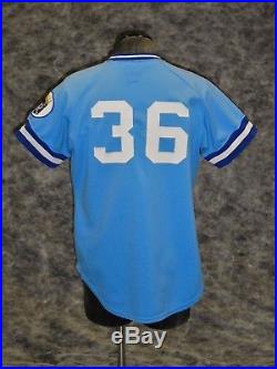Kansas City Royals, Vintage 1977 Game Used / Worn Jersey, Galen Cisco