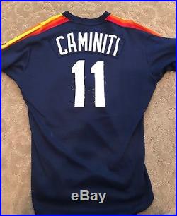 Ken Caminiti Game Used Jersey COA from the Houston Astros