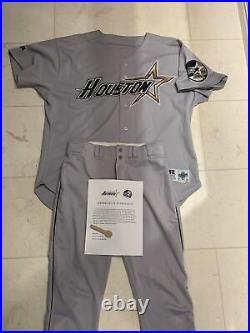 Ken Caminiti Game Used Worn Jersey Houston Astros LOA From The Astros