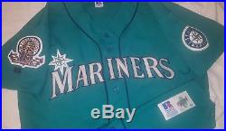 Ken Griffey Jr 1995 Seattle Mariners Alternate Teal Authentic Jersey Size 48