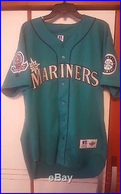 Ken Griffey Jr 1995 Seattle Mariners Alternate Teal Authentic Jersey Size 48