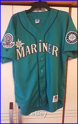 Ken Griffey Jr. 1995 Seattle Mariners Alternate Teal Authentic Jersey Size 48