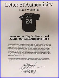 Ken Griffey Jr. 1999 Seattle Mariners Game Used Jersey (MEARS)