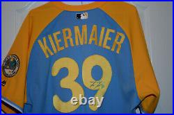 Kevin Kiermaier Autographed Team Issued Turn Back the Clock Tampa Rays Jersey
