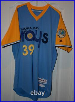 Kevin Kiermaier Autographed Team Issued Turn Back the Clock Tampa Rays Jersey