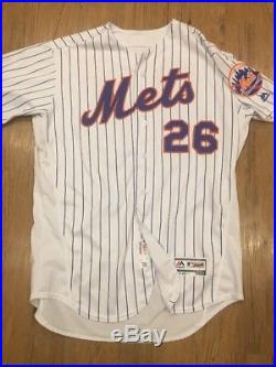 Kevin Plawecki New York Mets Game Used Jersey